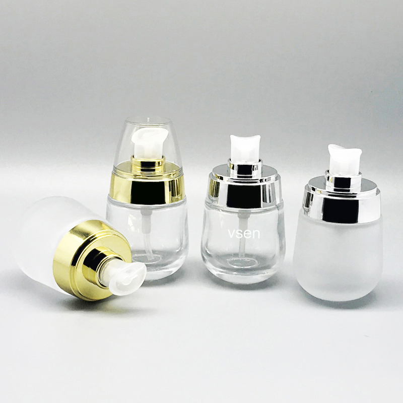 鸡蛋瓶透明50g 化妆品精华瓶子30ml  磨砂瓶子批发(图4)