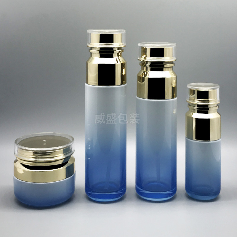 化妆品玻璃瓶定制 面霜瓶子批发(图1)
