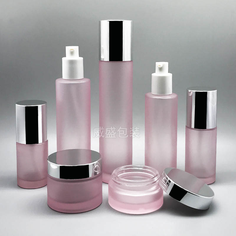 粉色化妆品面霜瓶子(图2)